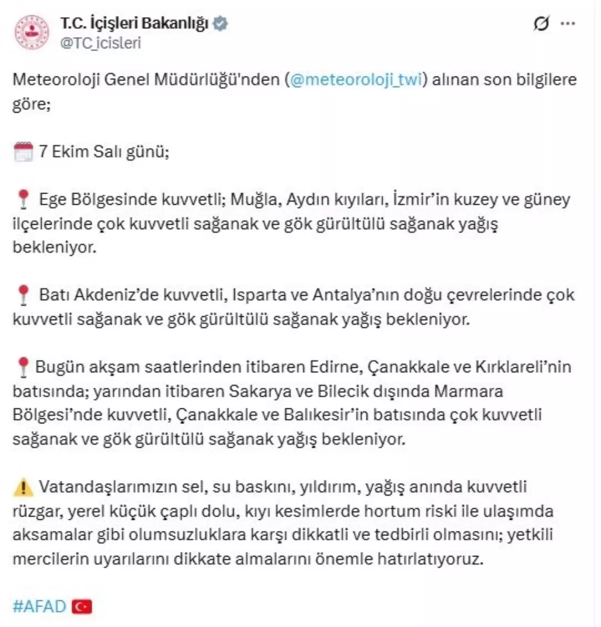 ege bolgesinde saganak uyarisi 9ZjP9Deq